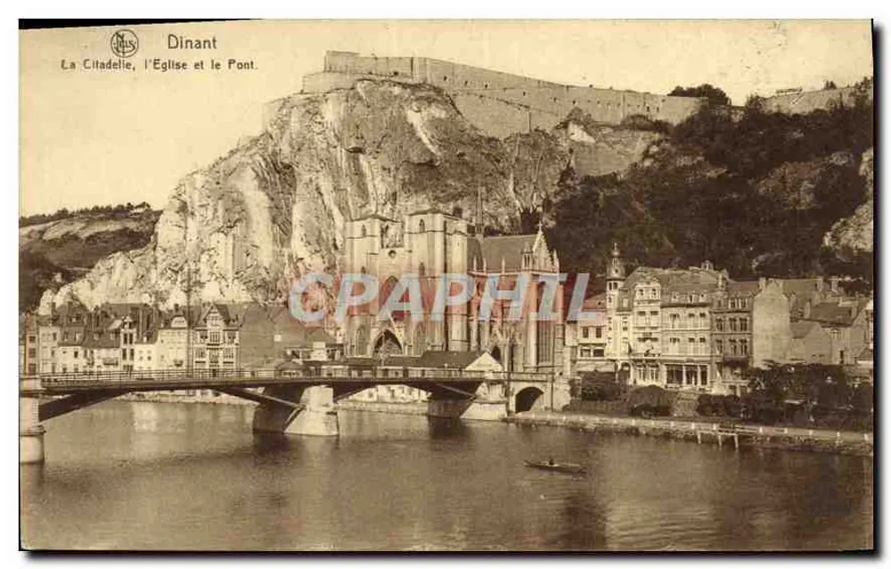 Dinant — Die Citadel, die Kirche und die Brücke — Verlag Thill, Serie 33 - Vorderseite