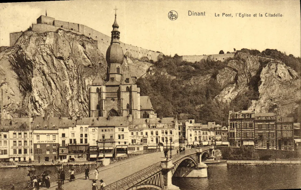 Dinant — Die Brücke, die Kirche und die Zitadelle — Verlag Lejs, Serie 33 - Vorderseite