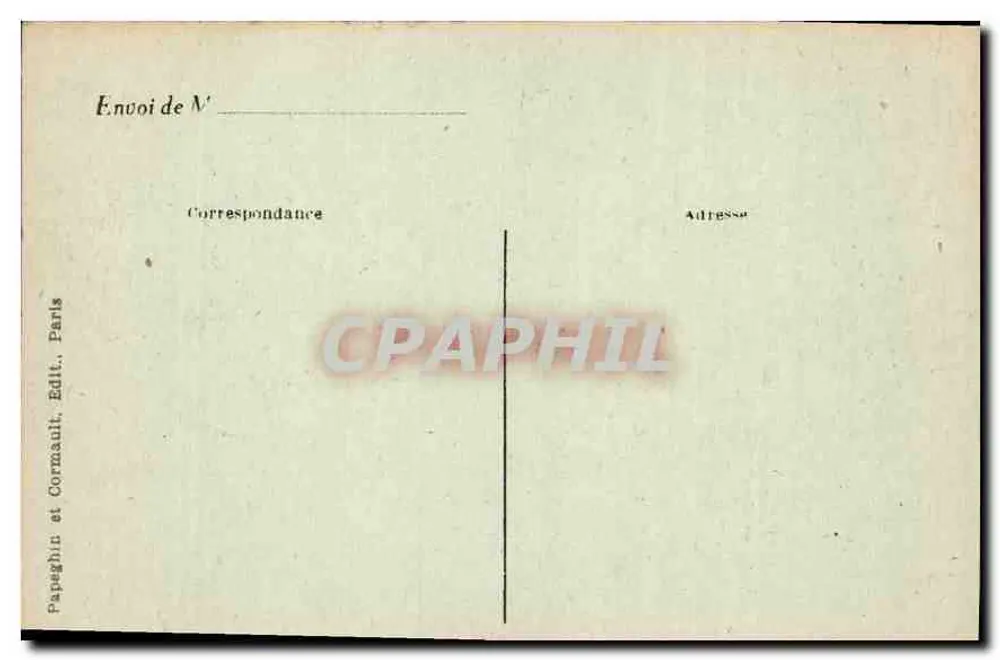 Versailles — Die Großen Wasser, Der Drachenbecken — A.P. n°148 - Rückseite