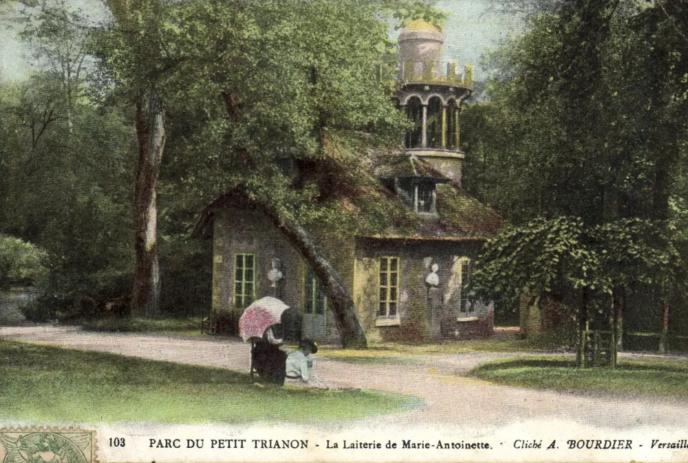 Park des Petit Trianon - Die Käserei von Marie-Antoinette - Cliché A. BOURDIER - Versailles - Vorderseite