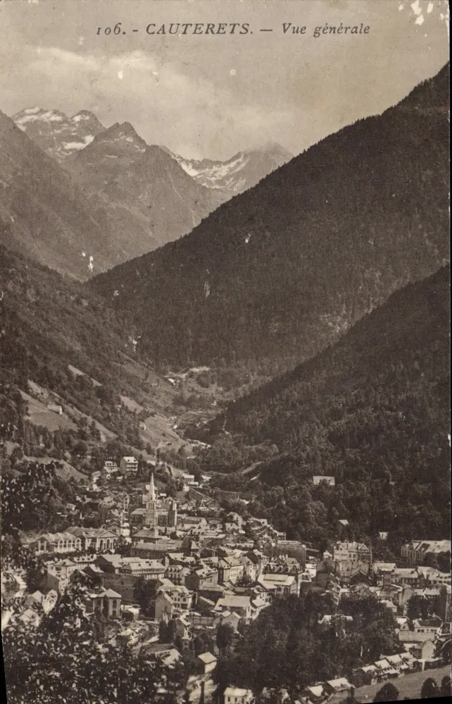 Cauterets — Vista geral — Editor não identificado, n° de série 106 - Frente