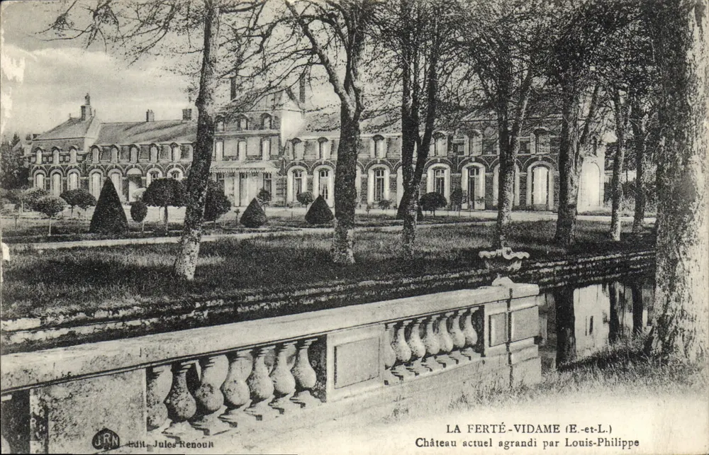 La Ferté-Vidame (E.-et-L.) — Aktuelles Schloss, erweitert von Louis-Philippe — Jules Renoun, Nr. JRN - Vorderseite