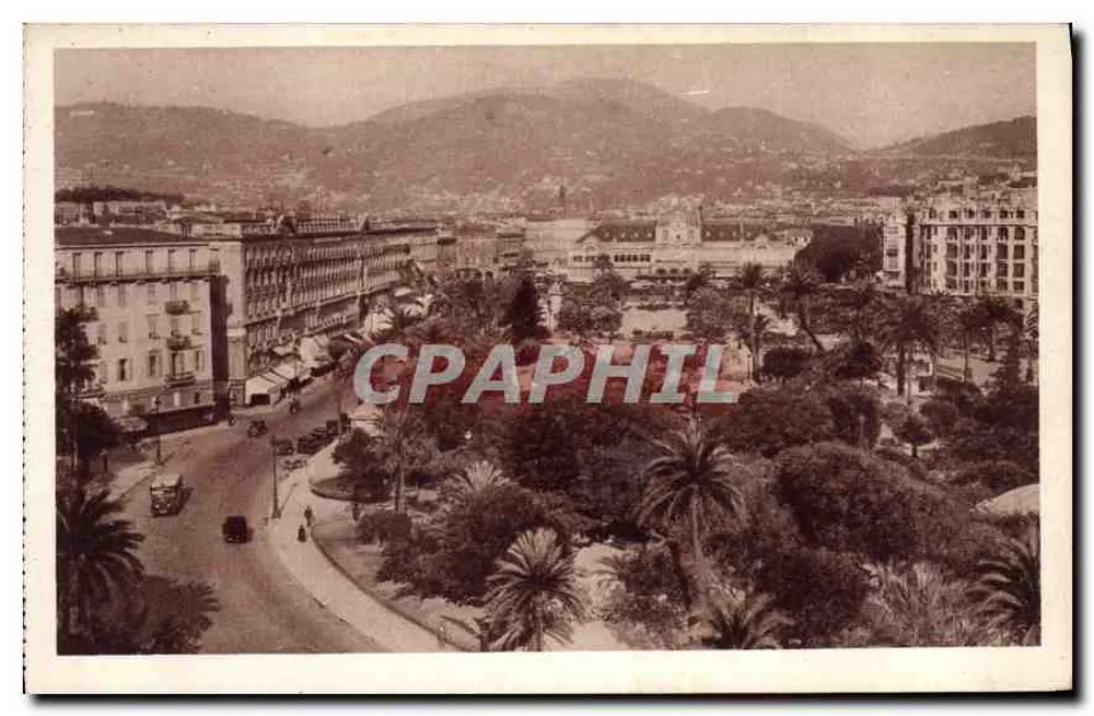 Nice — Die Gärten Albert I und die Avenue de Verdun — Éditions Mar. S. Poutewa, Sainte-Agathe - Nice - Vorderseite