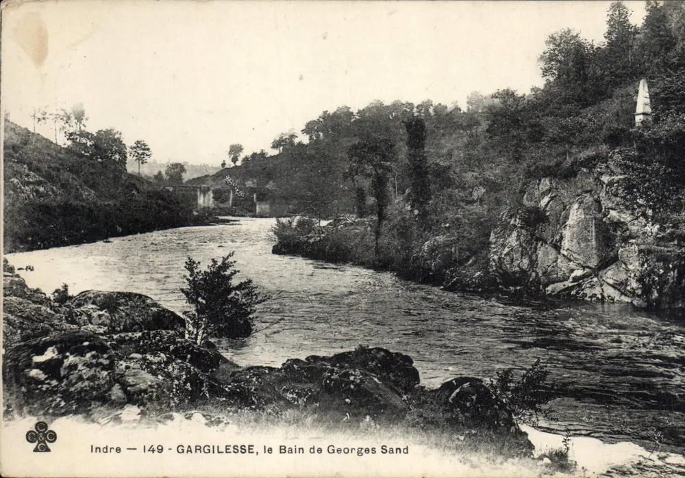 Gargilesse - o Banho de George Sand — Indre - 149 — editor C&C - Frente