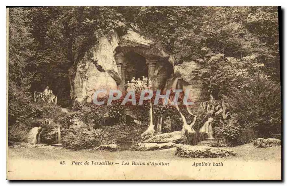 Parque de Versalhes — Os Banhos de Apolo — Impr. EDIA Versalhes - Frente