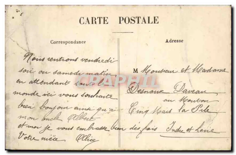 Igreja de São Ambrozio — Paris (IIe) — J.H. n°89 - Verso