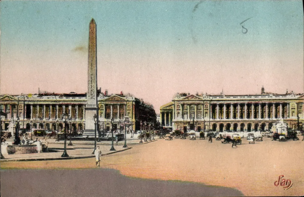 Place de la Concorde — Paris — Éditions d'Art Jan - Frente