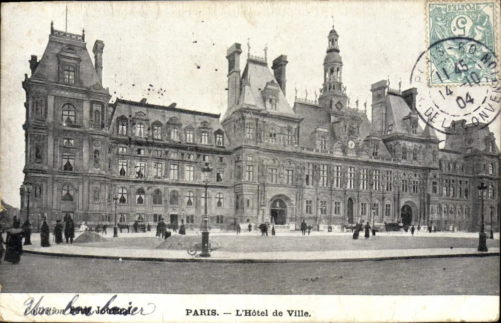 PARIS — O Hotel de Ville — Edição Bovy Jourdan - Frente