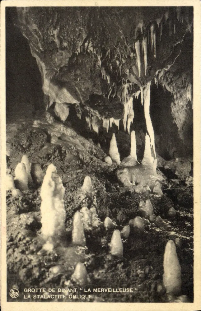 Dinant-Höhle "La Merveilleuse" — Stalaktiten und Stalagmiten — Verleger NLS, Seriennummer nicht sichtbar - Vorderseite