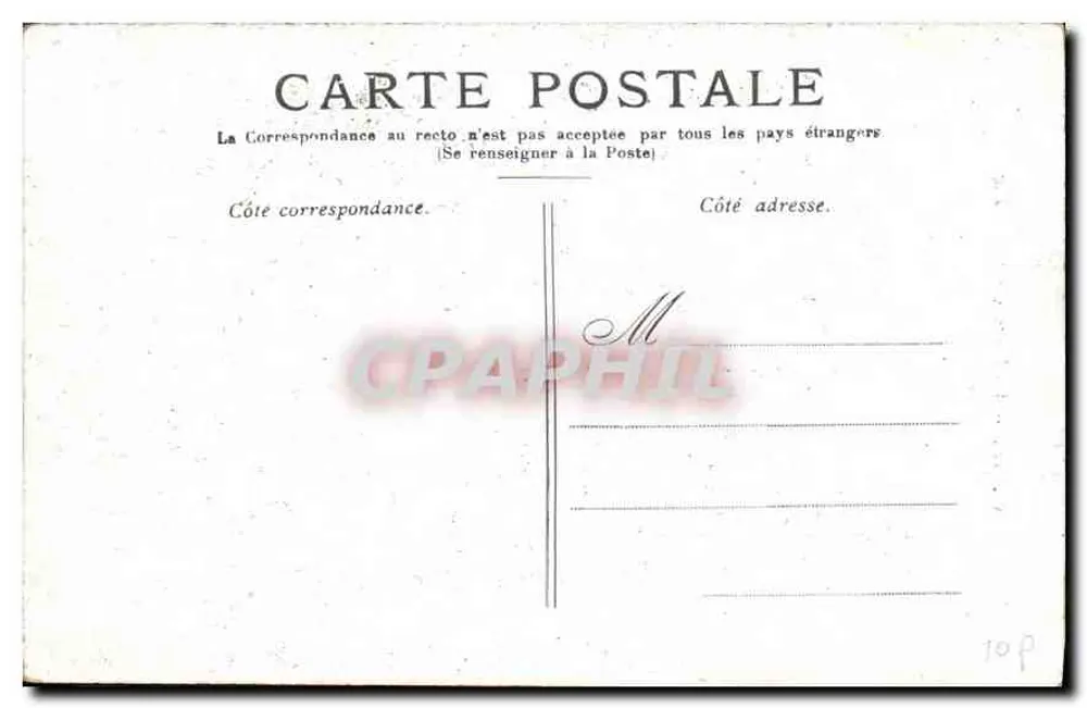 Paris — A Praça da Bastilha — editor desconhecido, n° de série 5 - Verso