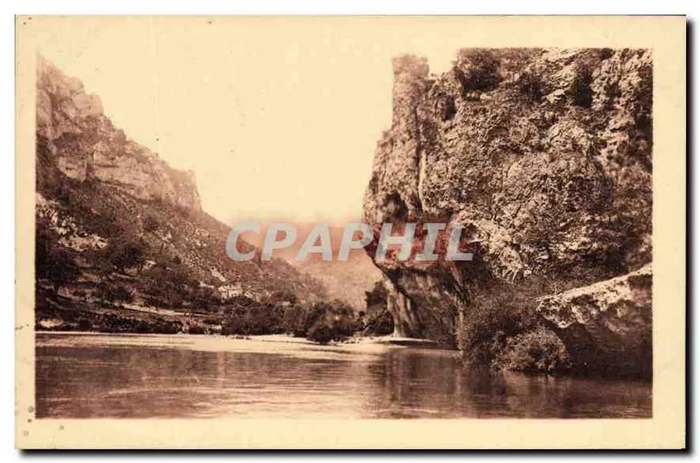Gorges do Tarn — Entrada dos Détroits — Jup. François - Frente