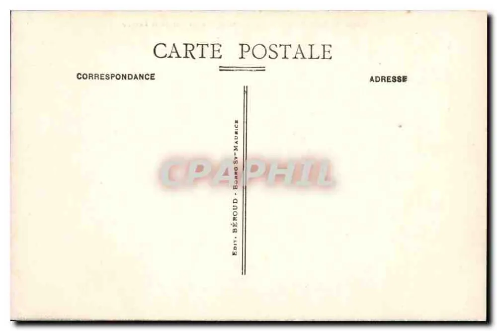 Massif du Mont-Pourri und Col du Palet von Col de la Leisse aus gesehen — Verlag Béroud, Saint-Nazaire, Nr. 71 - Rückseite