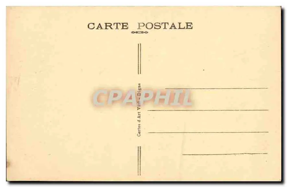 Digne-les-Bains (B.A.) — Tal der Thermalbäder — Édit Sivan-Digne - Rückseite
