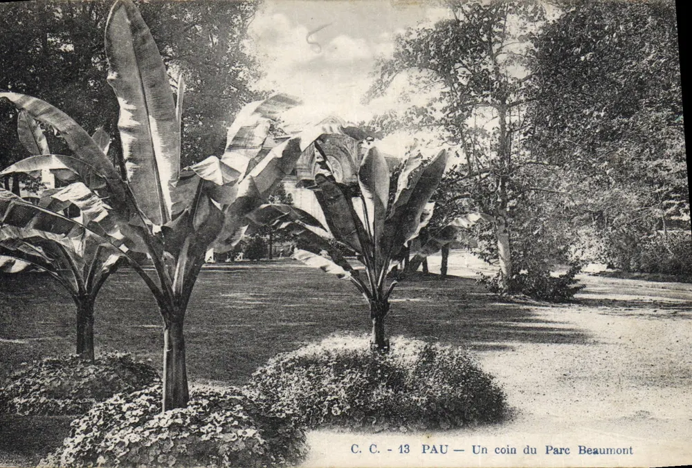 Pau - Um canto do Parque Beaumont — C.C. - 13 - Frente