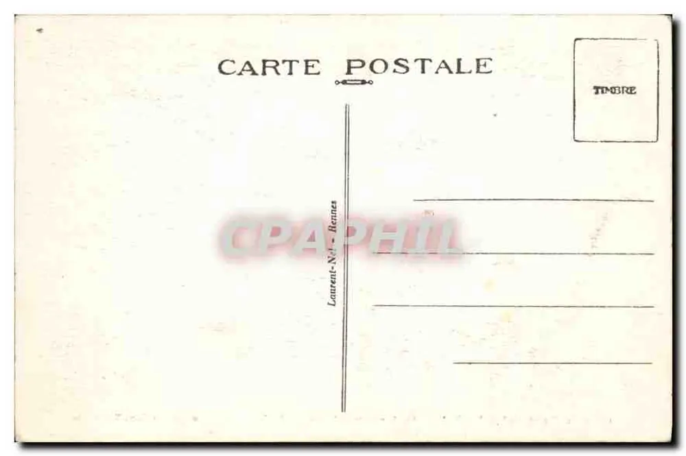 Mont Saint-Michel — Die Mauern und der östliche Bastion — Verlag Laurent-Né - Benneville, Nr. 185 - Rückseite