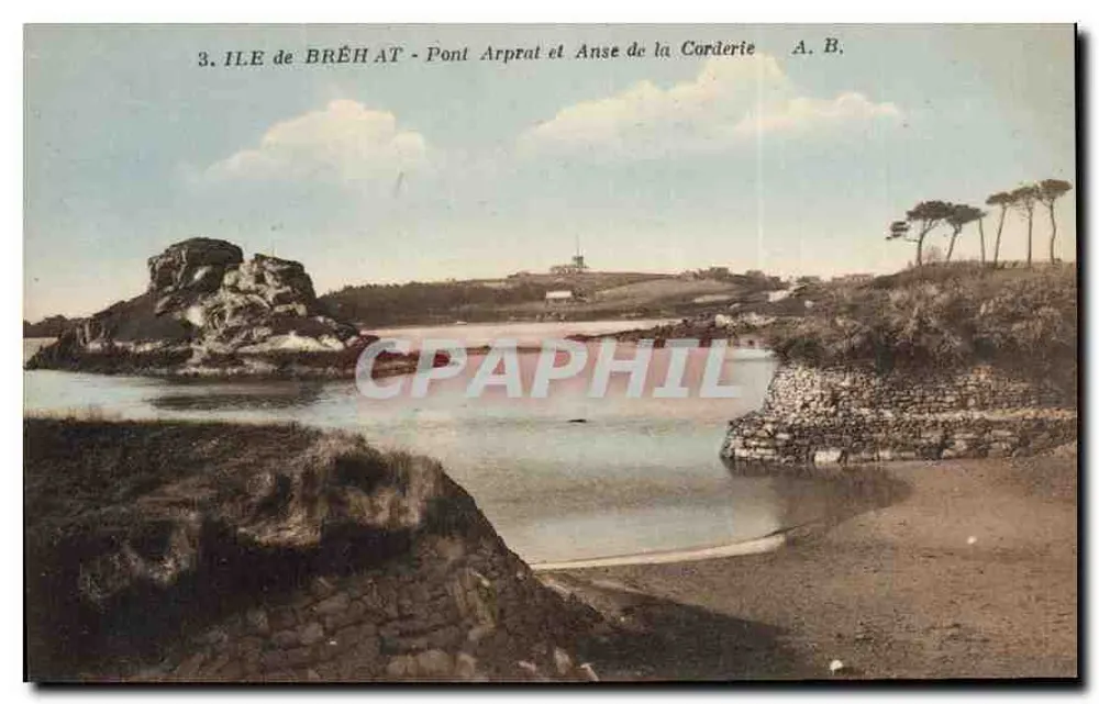 Ilha de Bréhat - Ponte Arprat e Anse de la Carderie — A. B. - Frente