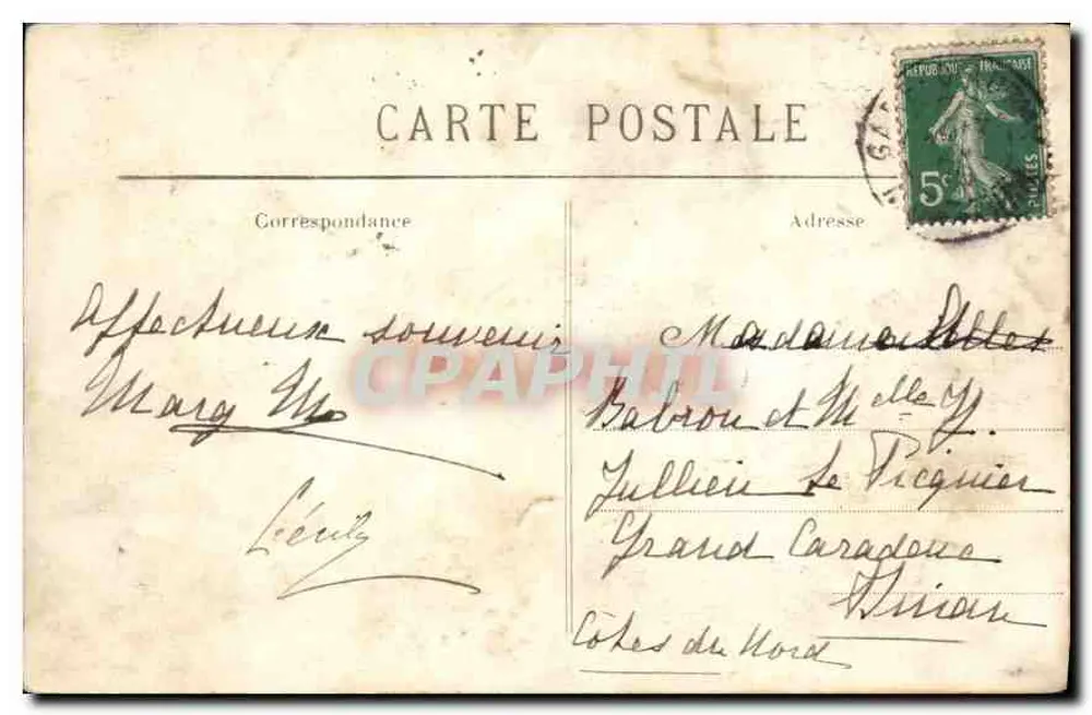 Sainte-Anne-d'Auray — A Scala Sancta — Coleção Villard, Guingamp - Verso