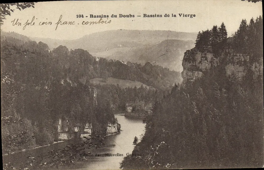 Bassins du Doubs — Bassins de la Vierge — Ausgabe der Nouvelles Galeries - Vorderseite
