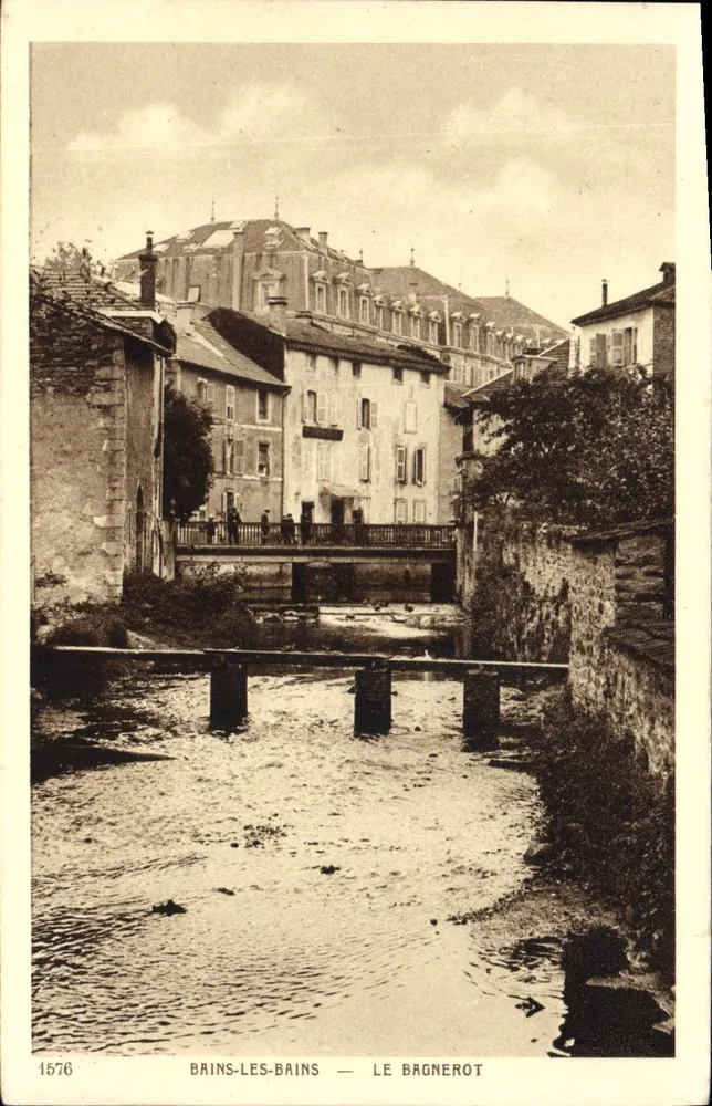 Bains-les-Bains — O Bagnerot — editor Braun & Cie, n° 1576 - Frente