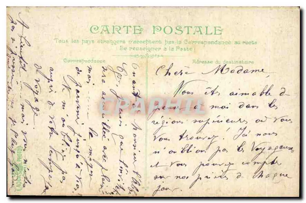 Grasse — Vista geral — L.V. & Cie, n° 2850 - Verso