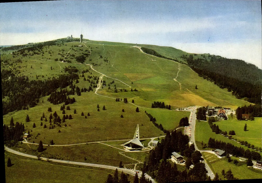 Feldberg no Schwarzwald — Torre de observação e monumento Bismarck — Mez - Frente