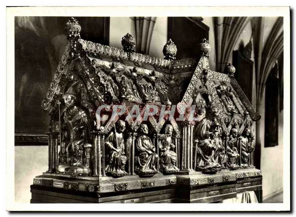 Aachen - Dom — Der Marienschrein, fertiggestellt 1236 — Foto von Markt-Drogette-Baumann - Vorderseite