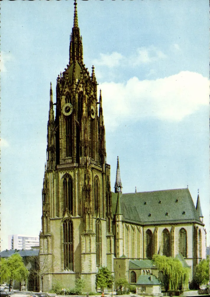 Frankfurt am Main - Catedral - Catedral — editor Schöning & Co., Lübeck - Frente