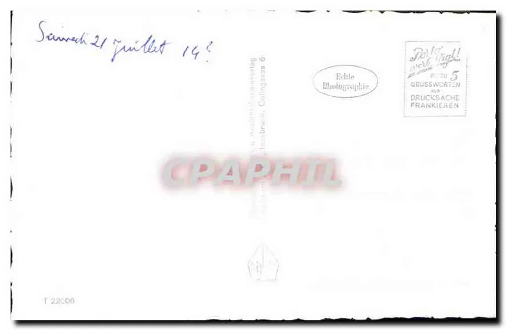 Solbad Hall in Tirol — Münzturn gegen Birkelwurf — Monopol 22006 - Verso