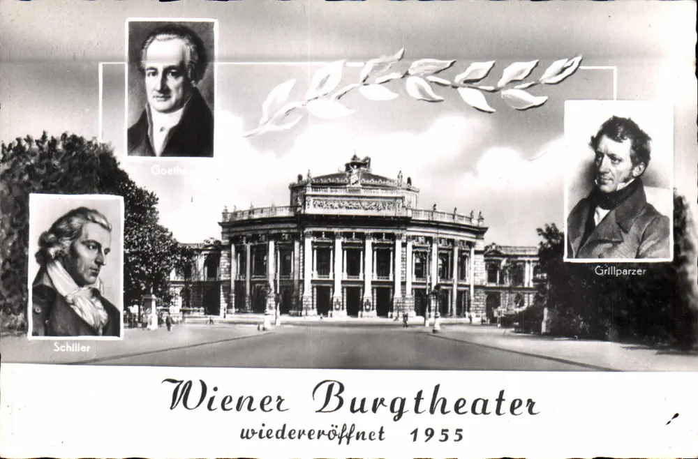 Wiener Burgtheater — Wiedereröffnung 1955 — Eckme Fotografie - Vorderseite