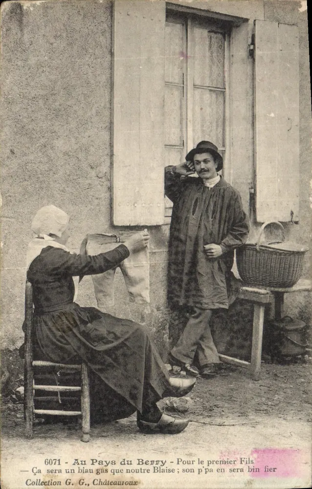 Im Land des Berry — Für den ersten Sohn — Sammlung G. G., Châteauroux - Vorderseite