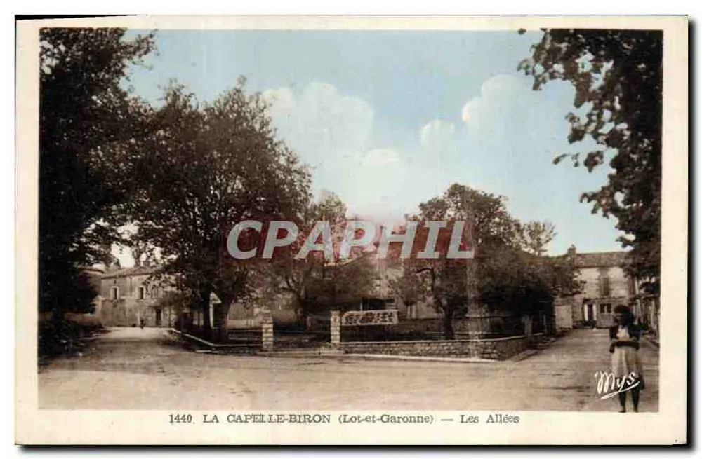 La Capelle-Biron (Lot-et-Garonne) — Die Allées - Vorderseite