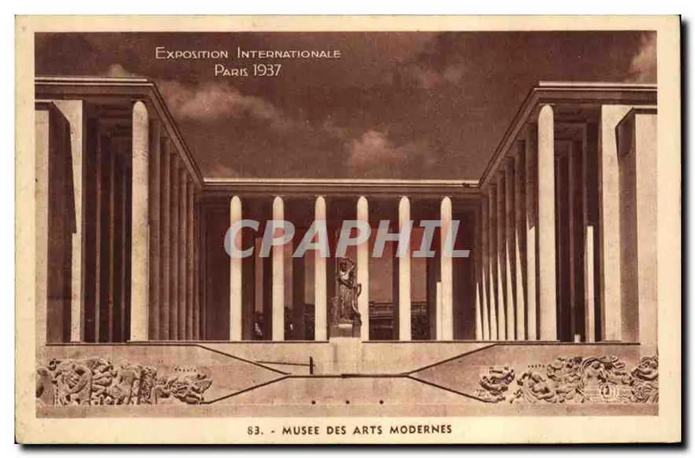 Musée des Arts Modernes — Internationale Ausstellung Paris 1937 — H. Chipault, Boulogne-sur-Seine - Vorderseite