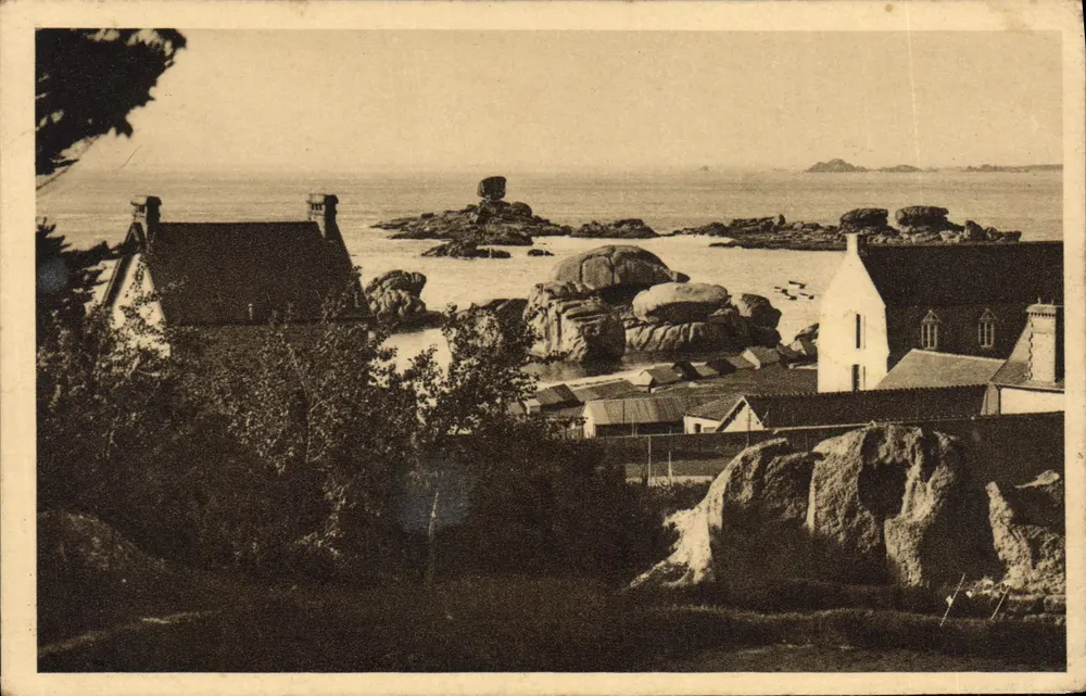 Trégastel (Côtes-du-Nord) — Allgemeiner Blick auf den Hafen — Les Éditions d'Art Wyell, Paris - Vorderseite