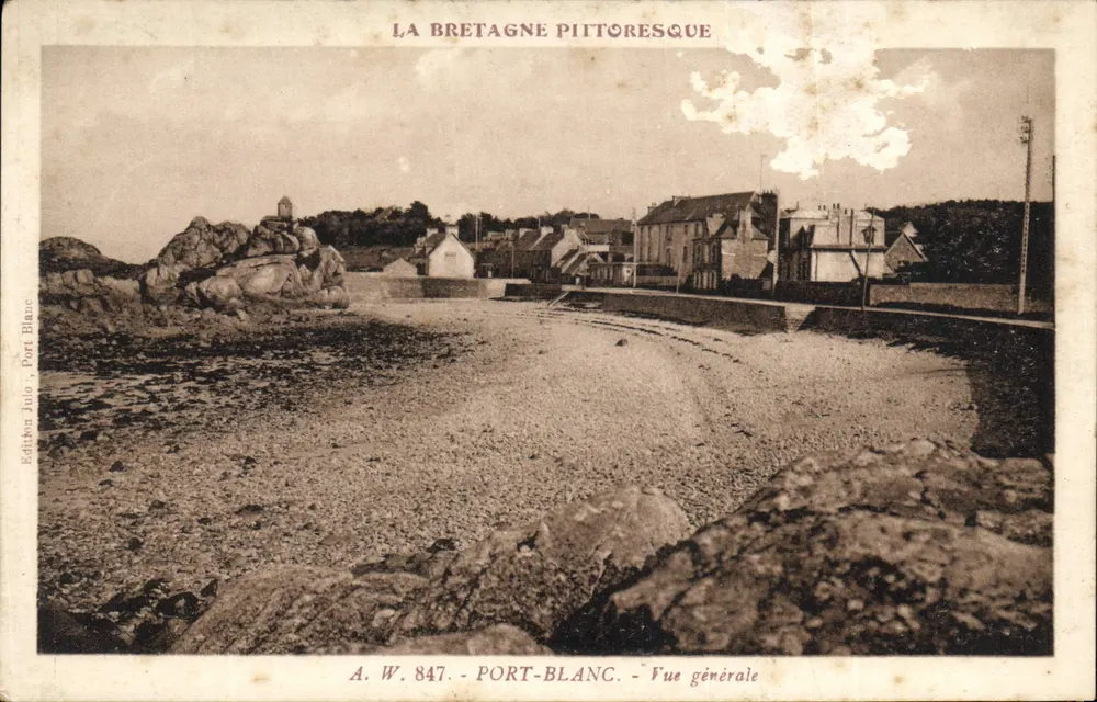 Port-Blanc — Vue générale — Édition Julio, Port Blanc, n° 847 - Vorderseite