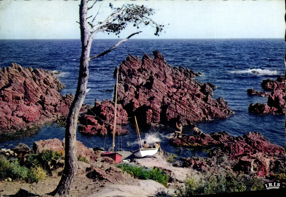 A Pequena Calanque — Reflexos da Costa Azul — editor IRIS, n° 06.000.36 - Frente