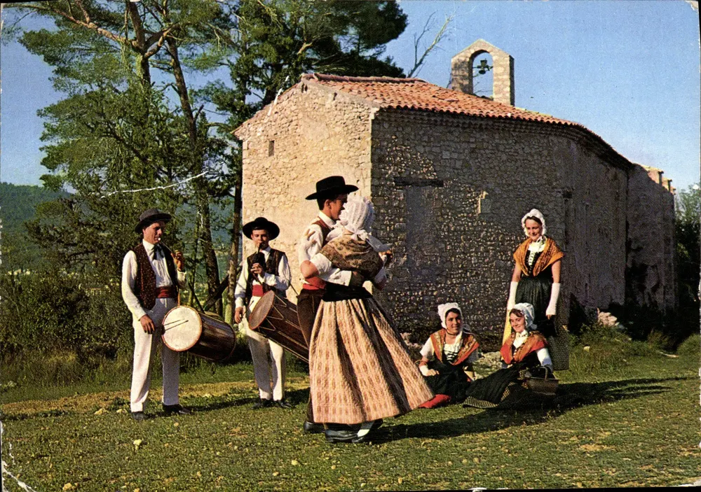 Volksfesttanz in Manosque — Haute-Provence — Verleger SA.G.E.P. Paris - Vorderseite