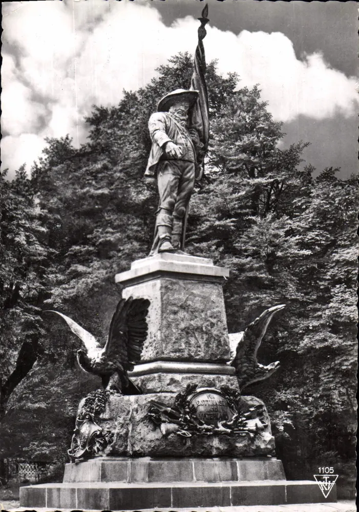 Monument do pamięci wojny z 1866 — Innsbruck — wydawca T.J. n°1105 - Awers
