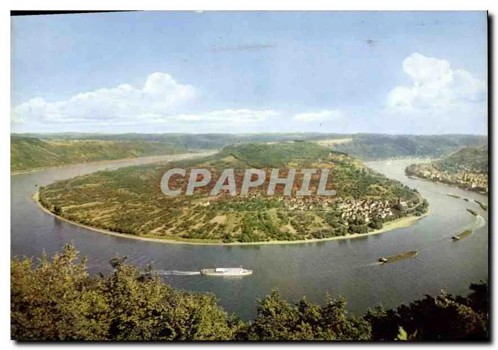 Boppard am Rhein — Rheinbogen (Rheinschleife) — Georg Stilke GmbH, Köln, N.R. 2281-f - Vorderseite