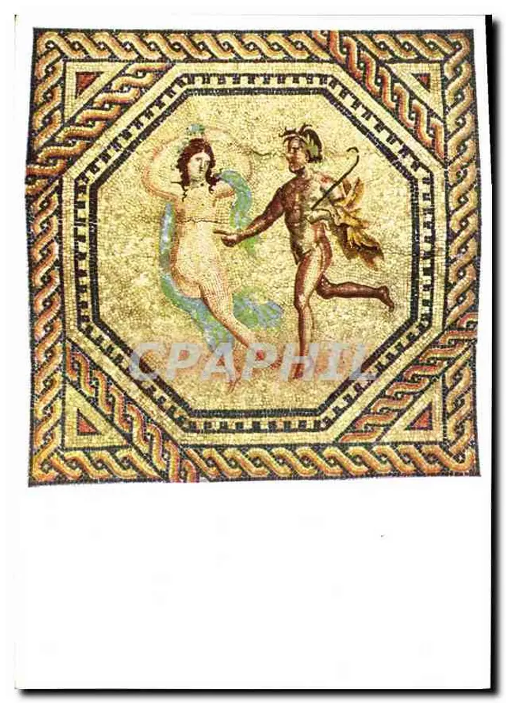 Mosaik des Dionysos — junger Satyr, der eine Maenad verfolgt — Römisch-Germanisches Museum Köln, n°106 - Vorderseite