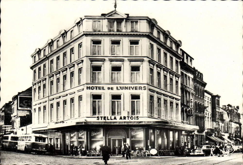 Hôtel de l'Univers — Lüttich — Photo Véritable - Vorderseite
