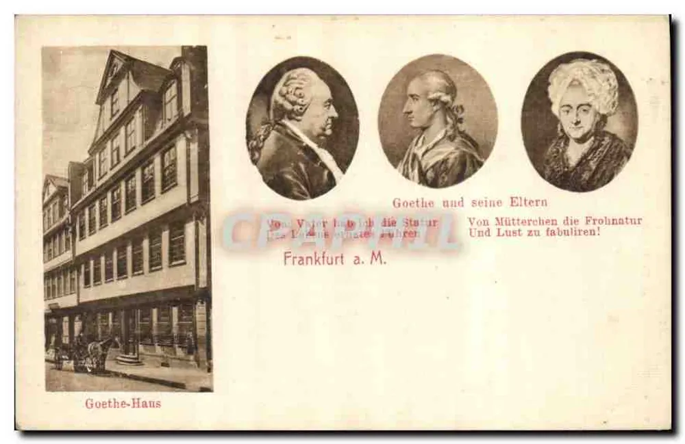 Goethe-Haus — Frankfurt a.M. — J. Vaternahm, Frankfurt a.M. - Vorderseite