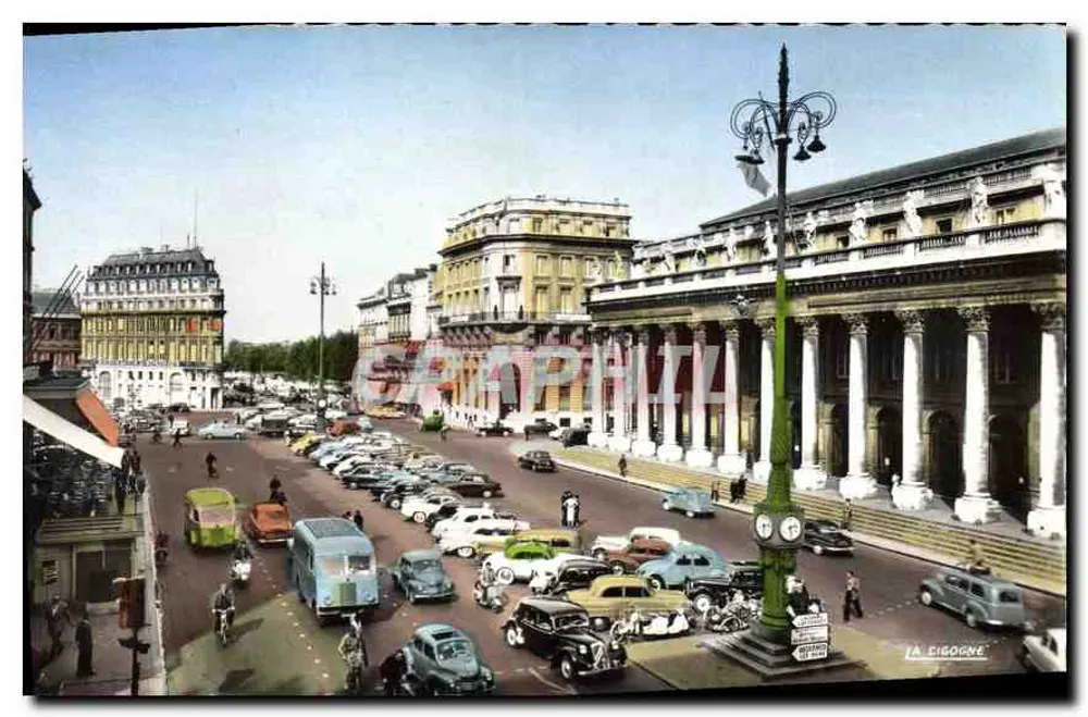Place de la Comédie — Bordeaux — Éd. La Cigogne, n° 33.063.64 - Vorderseite