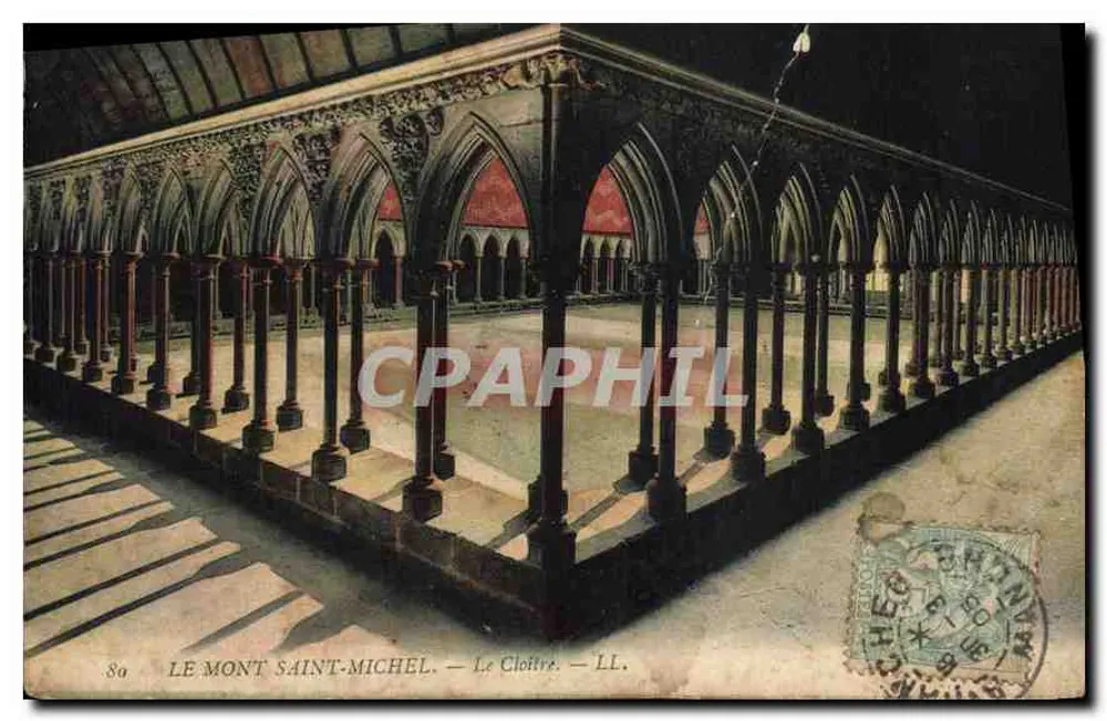 Monte Saint-Michel — O Claustro — LL. - Frente