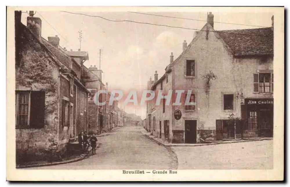 Brouillet — Grande Rue — Editor Jean Choira - Frente
