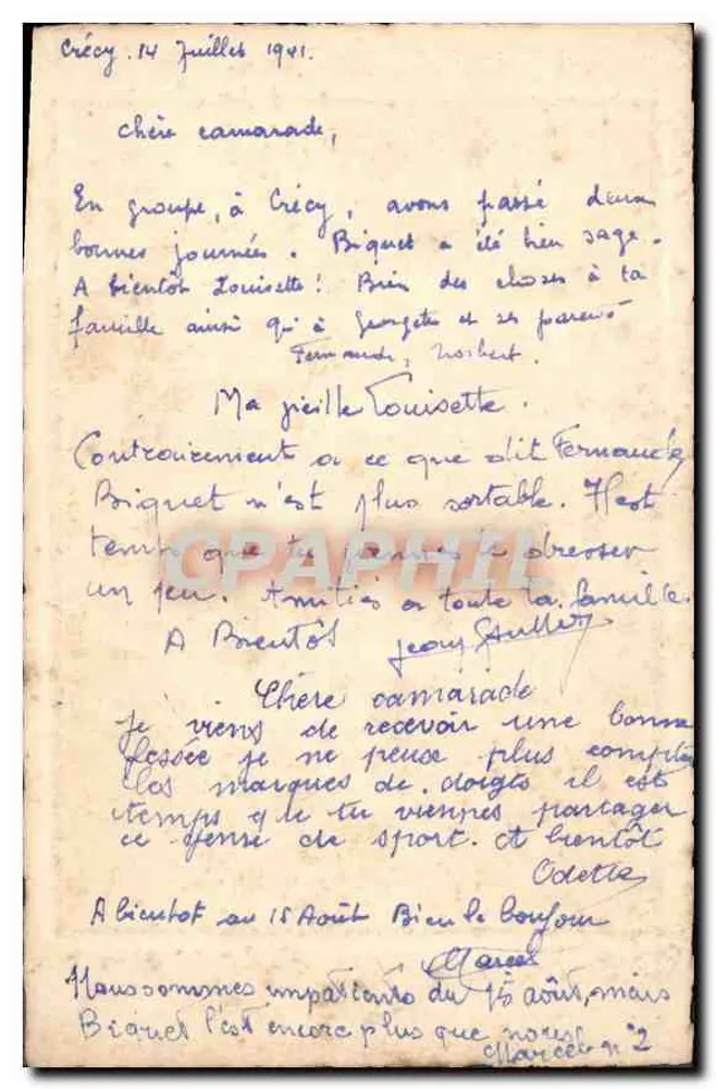 Crécy-en-Brie — Um braço do Moren — L. Rohio - Verso