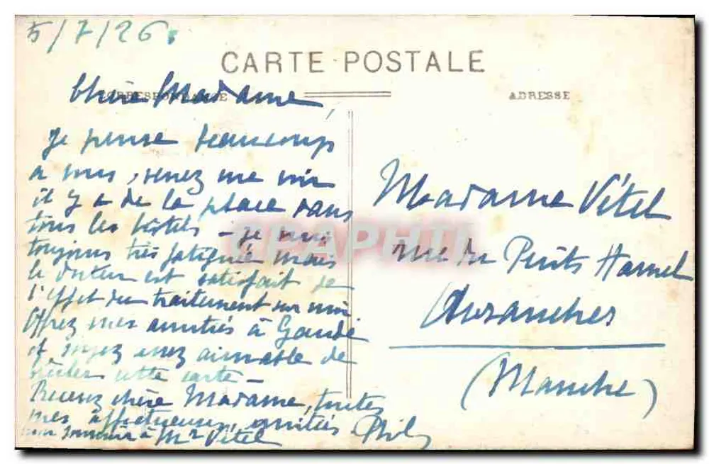 Bagnoles-de-l'Orne — Vista generale del lago — A.D. n°23 B - Verso