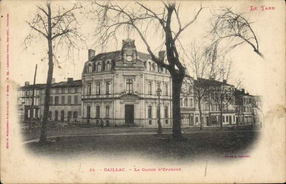 Gaillac - Kasa oszczędności — seria 7, wydawca Labonche frères, Toulouse - Awers
