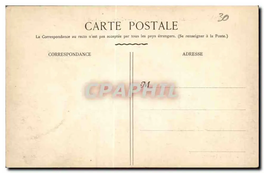 Überschwemmung 29. Januar 1910 — Courbevoie, Rue de Bécon — Edit. Cn. Leuros - Rückseite