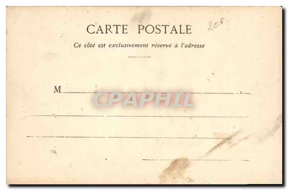 Gaillac - Rathaus & Statue des Generals d'Hautpoul — Claude A. Trastoul, Serie 52 - Rückseite