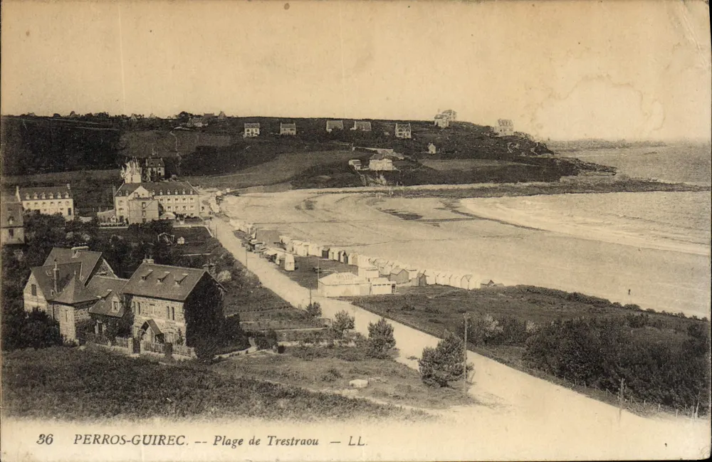 Perros-Guirec — Praia de Trestraou — LL. n°36 - Frente